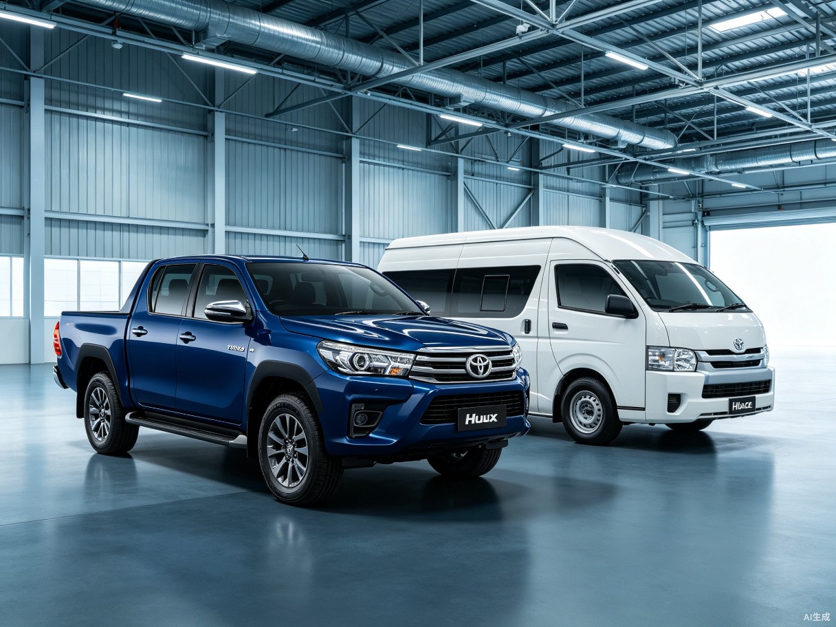 Toyota Hilux and Hiace fleet at RS ENERGY Singapore